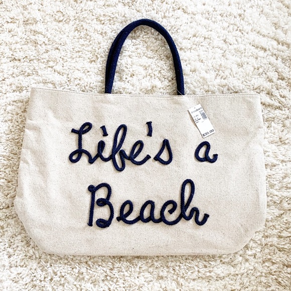 Dress Barn Handbags - Life’s a Beach tote